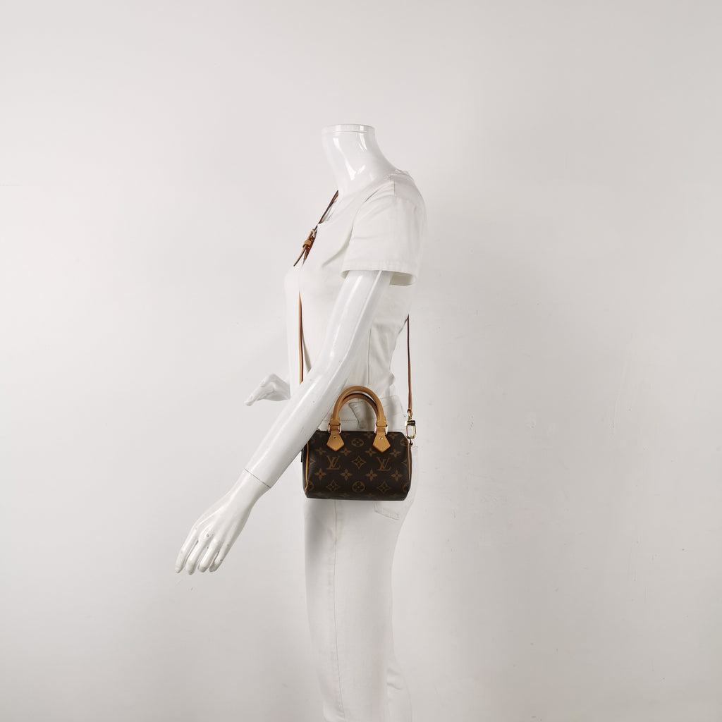 Louis Vuitton Nano Speedy Monogram Crossbody