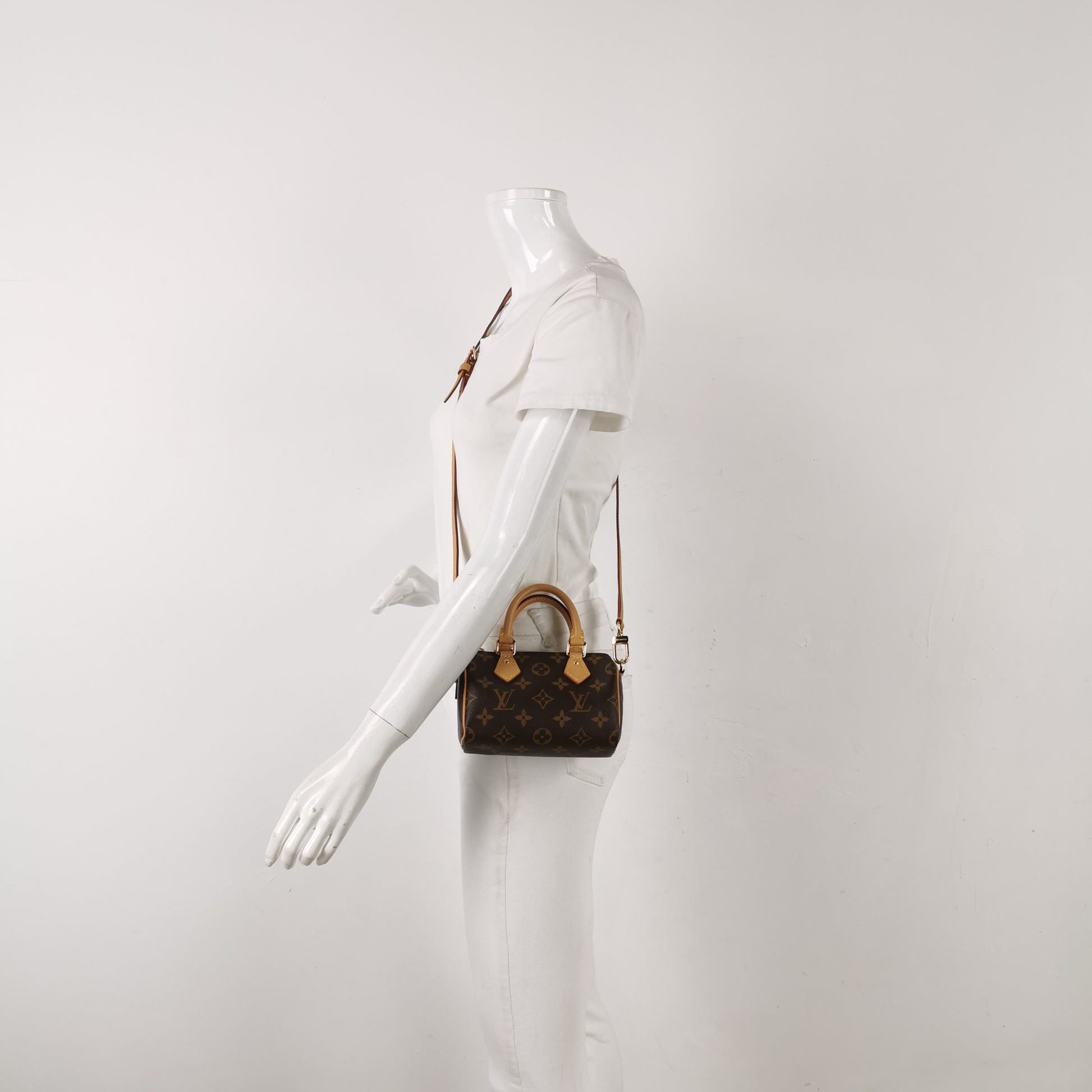 Louis Vuitton Nano Speedy Monogram Crossbody