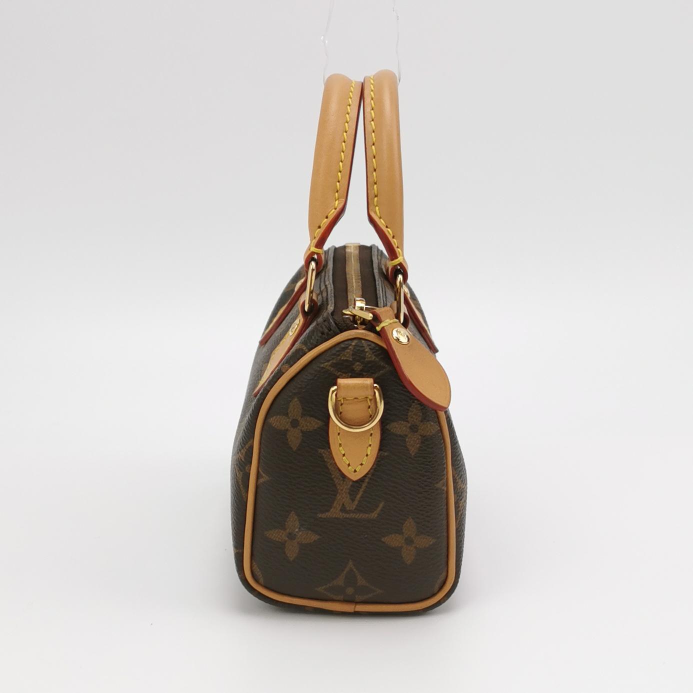 Louis Vuitton Nano Speedy Monogram Crossbody