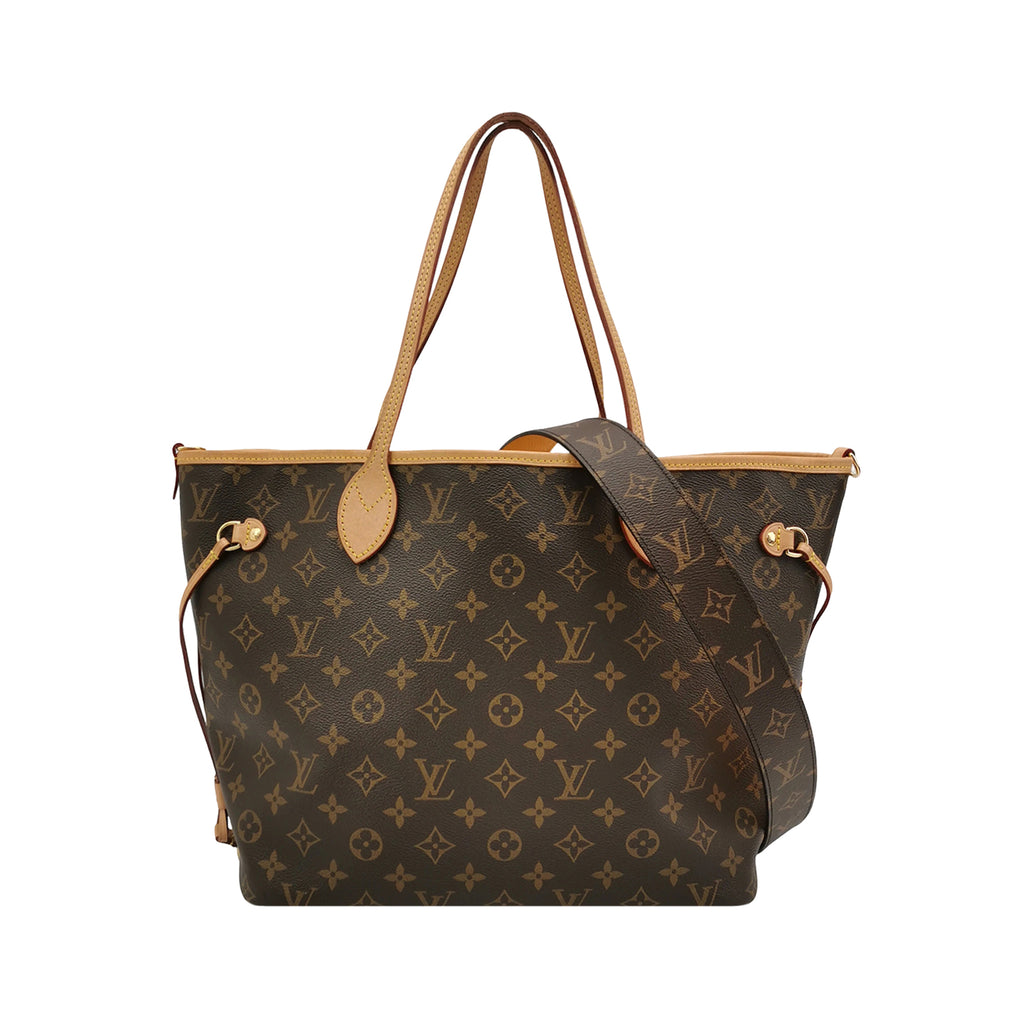 Louis Vuitton Neverfull Bandouliere Inside Out Monogram Jaune Safran