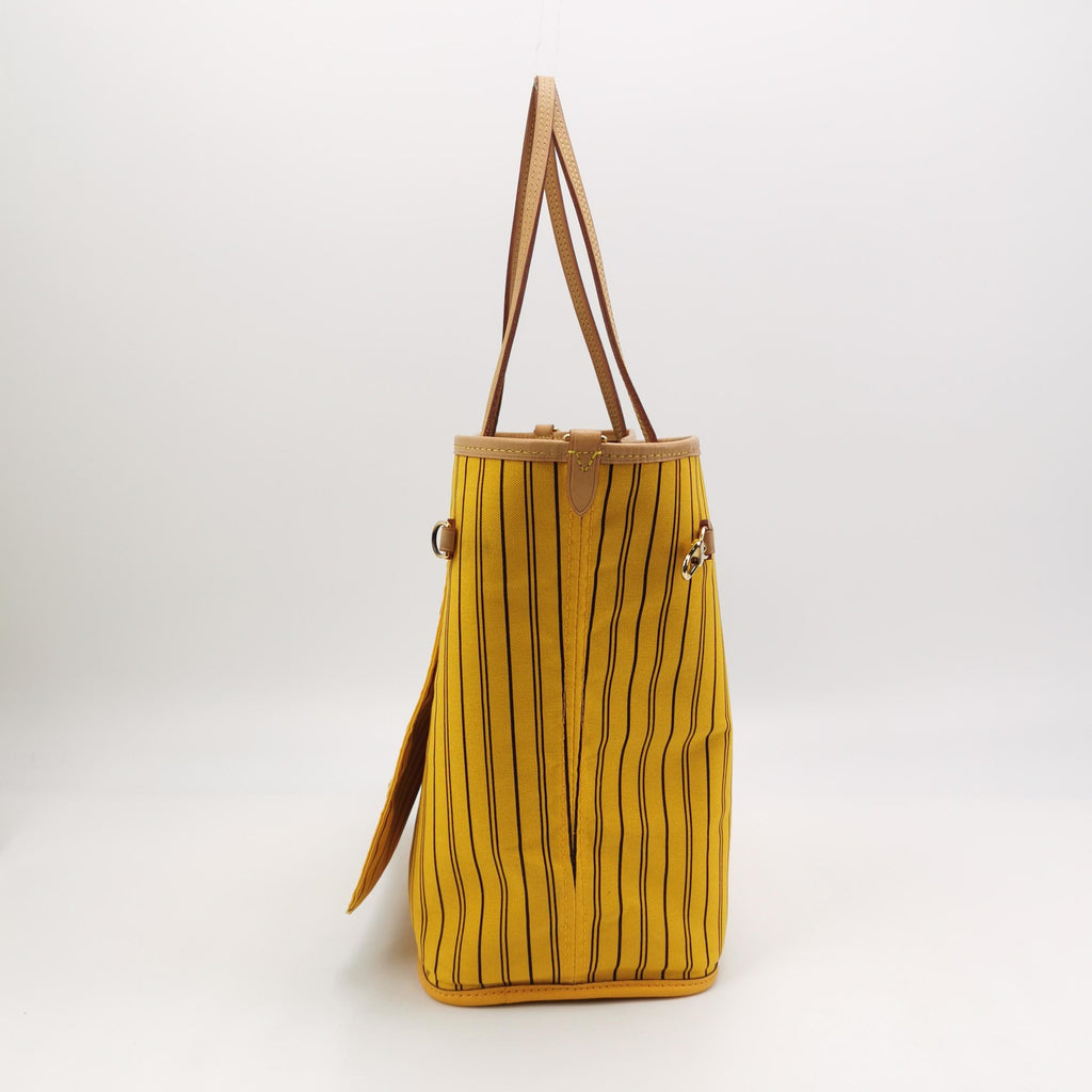 Louis Vuitton Neverfull Bandouliere Inside Out Monogram Jaune Safran