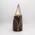 Louis Vuitton Neverfull Bandouliere Inside Out Monogram Jaune Safran