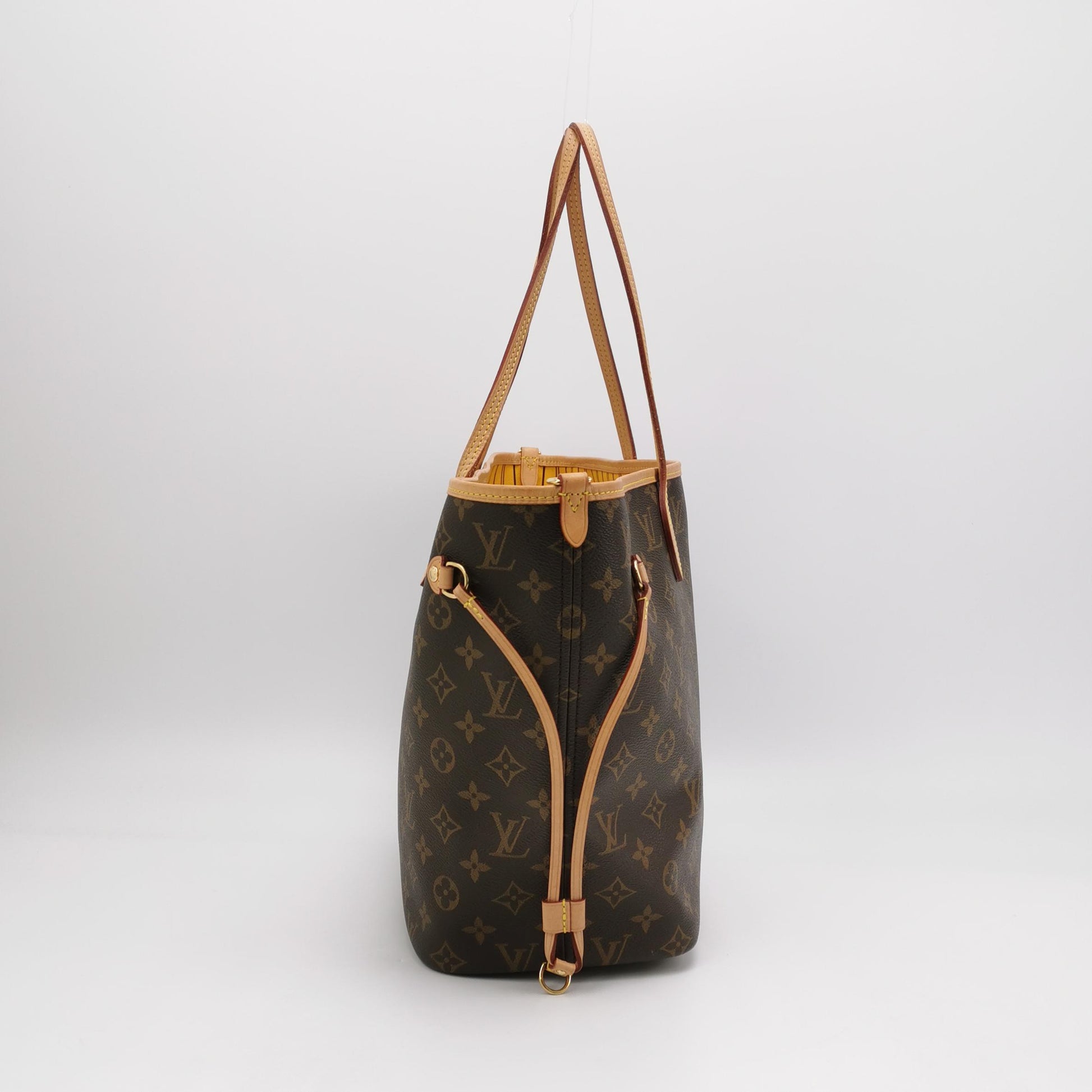 Louis Vuitton Neverfull Bandouliere Inside Out Monogram Jaune Safran