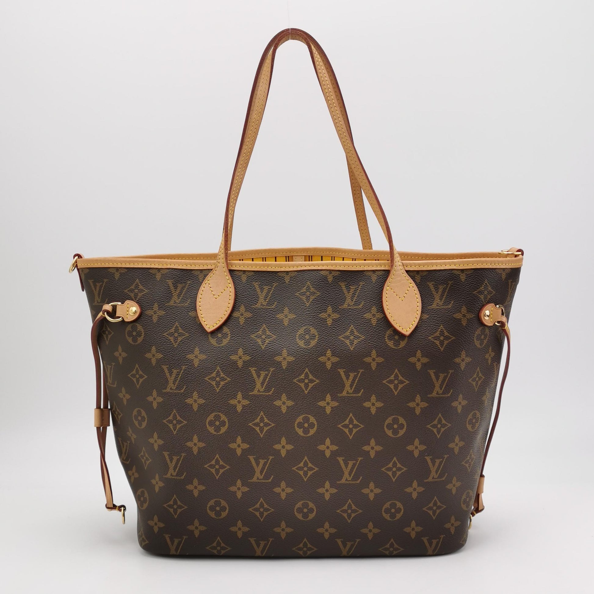 Louis Vuitton Neverfull Bandouliere Inside Out Monogram Jaune Safran