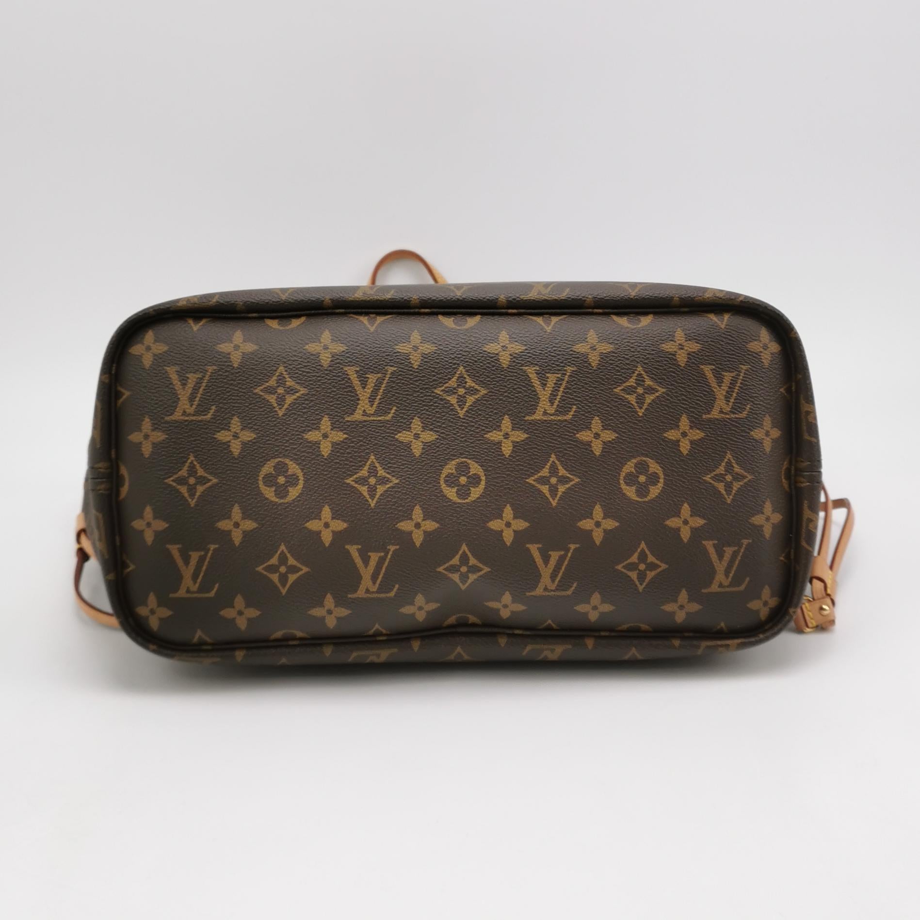 Louis Vuitton Neverfull Bandouliere Inside Out Monogram Jaune Safran