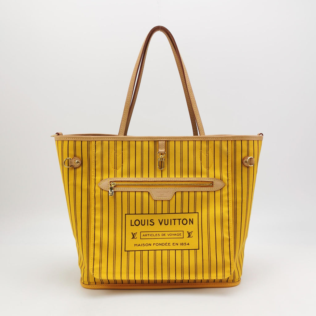 Louis Vuitton Neverfull Bandouliere Inside Out Monogram Jaune Safran
