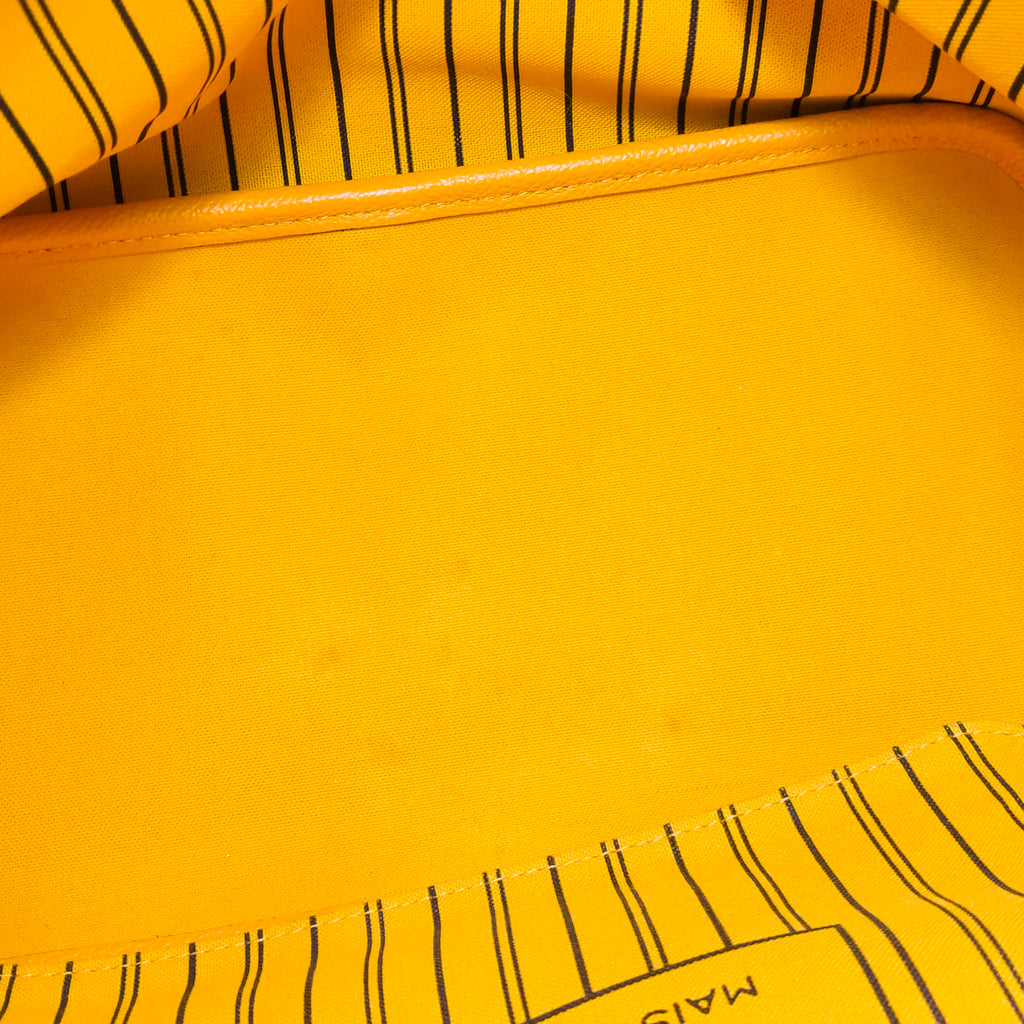 Louis Vuitton Neverfull Bandouliere Inside Out Monogram Jaune Safran