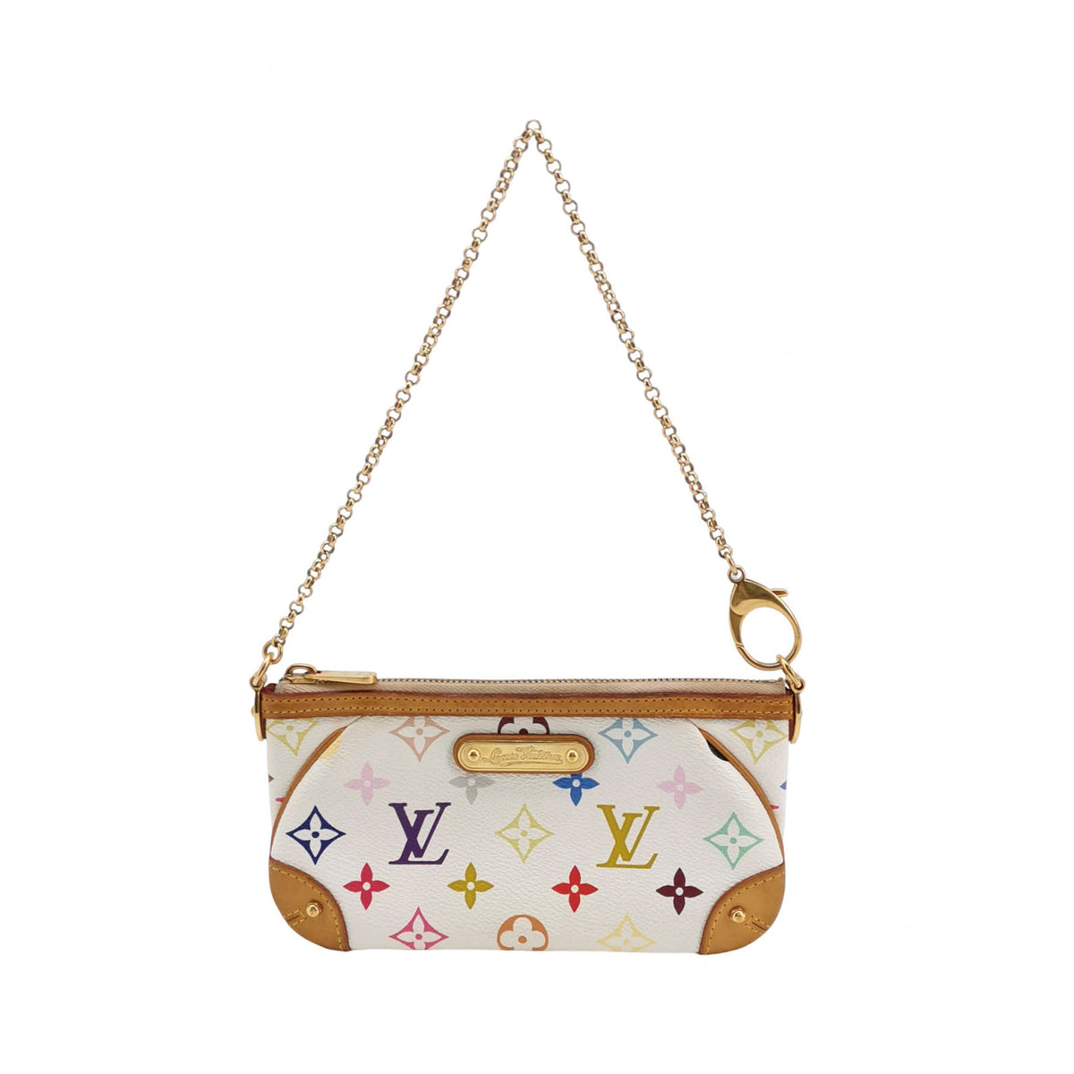 Louis Vuitton Milla Pochette Murakami White