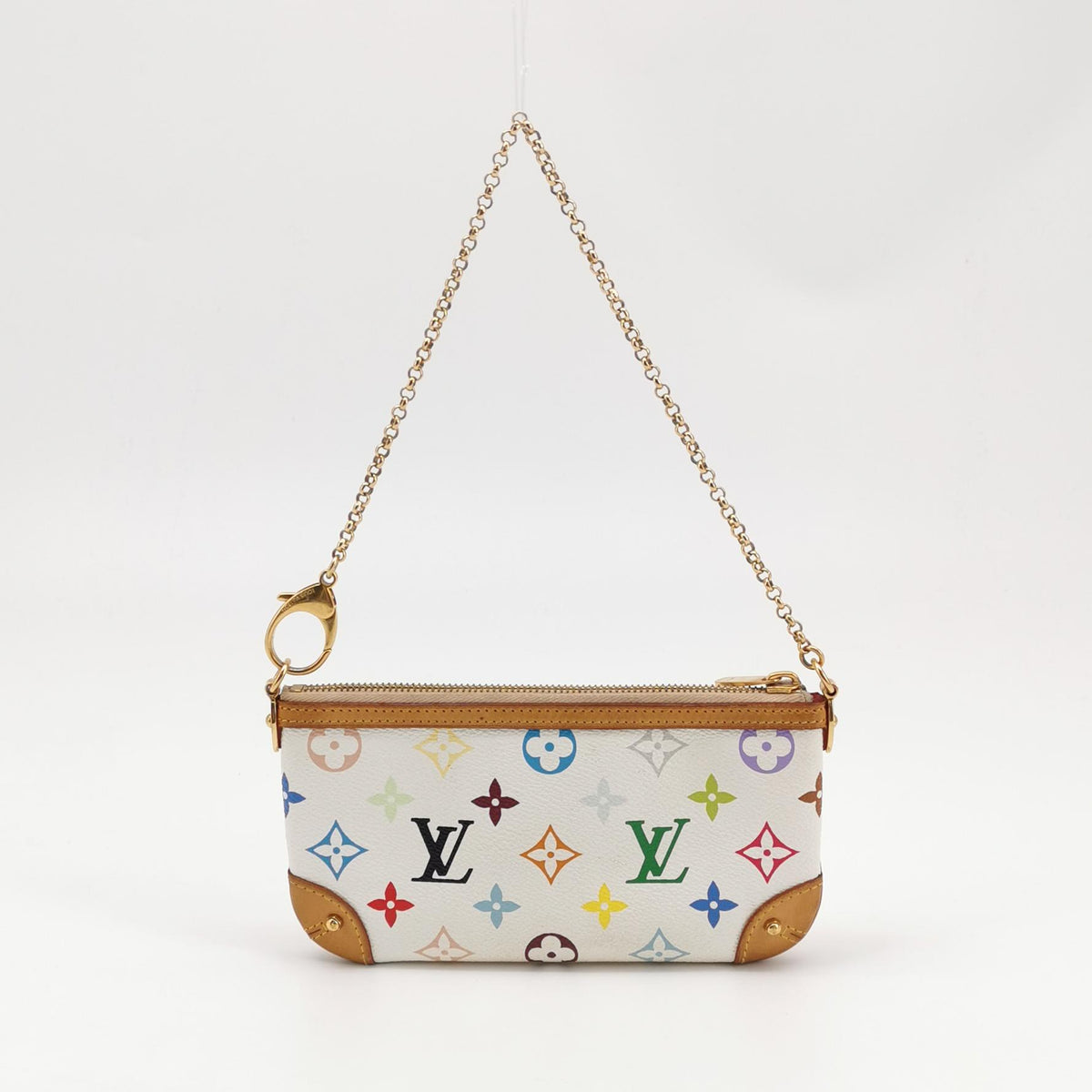 Louis Vuitton Milla Pochette Murakami White