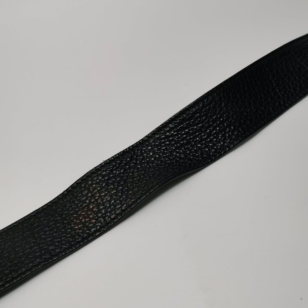 Miu Miu Blue Black Knit Fabric Polkadot Metal Frame Shoulder