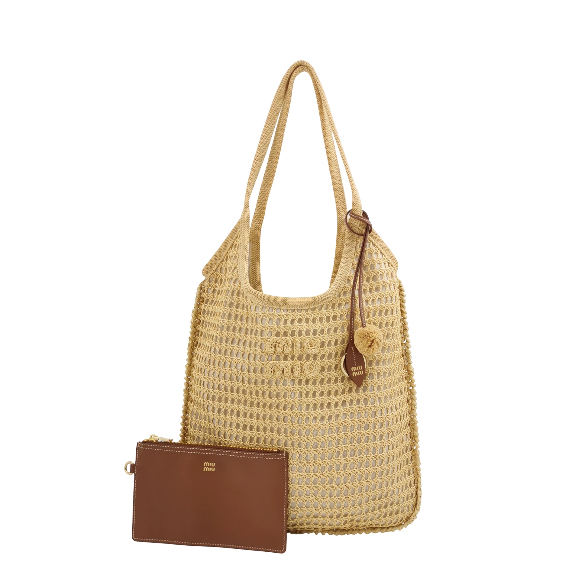 Miu Miu Ivy Crochet Tote