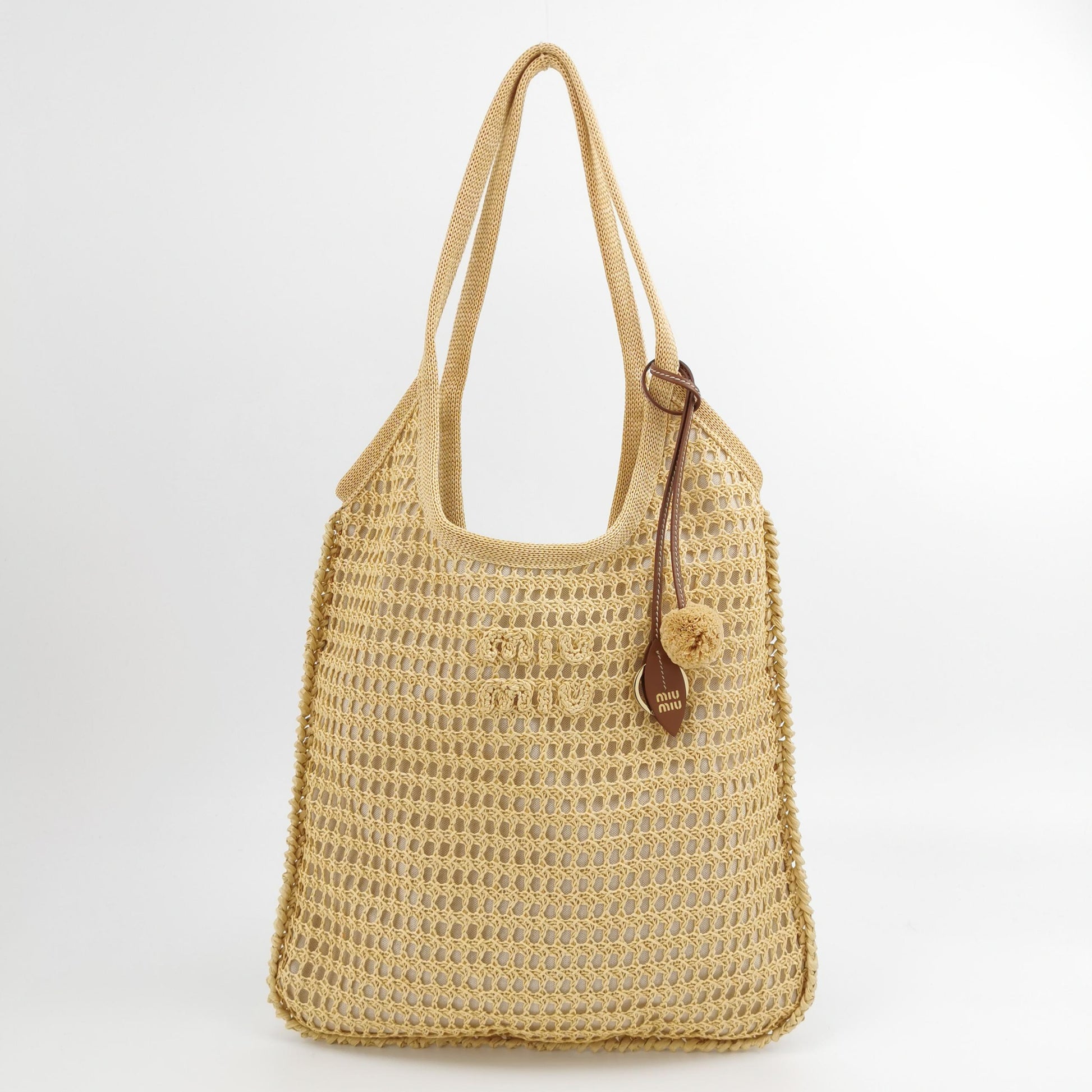 Miu Miu Ivy Crochet Tote