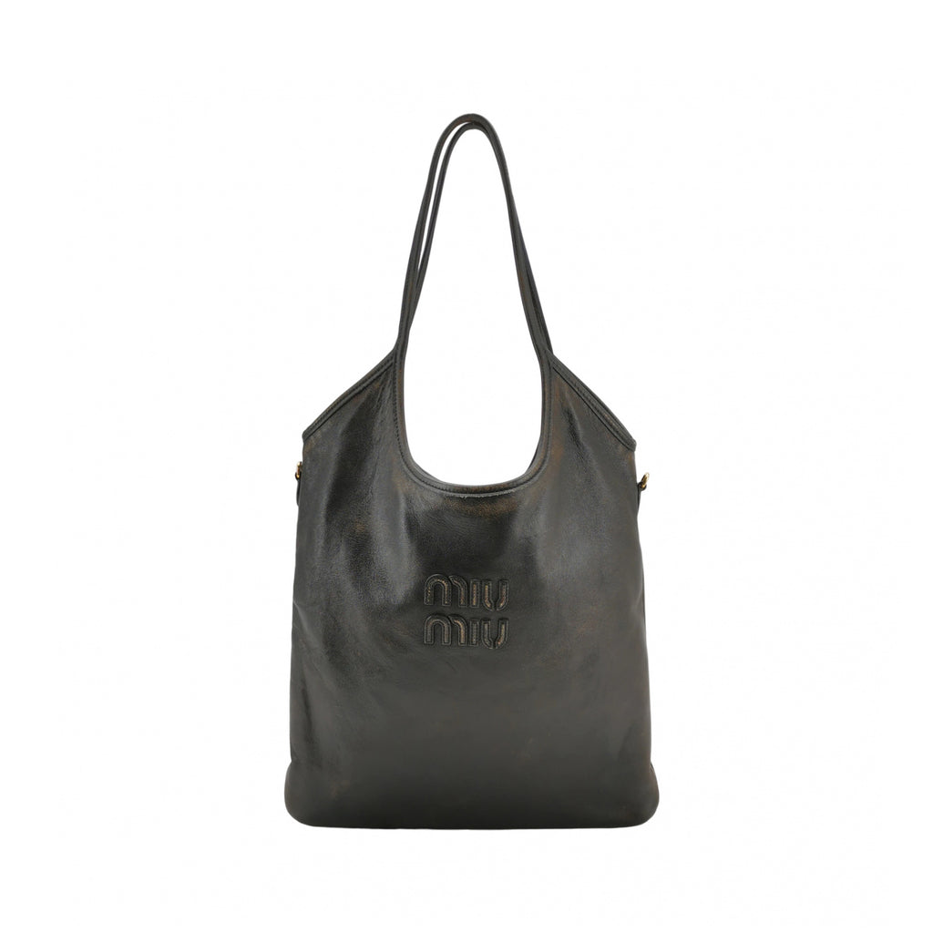 Miu Miu Ivy Tote Coffee Brown