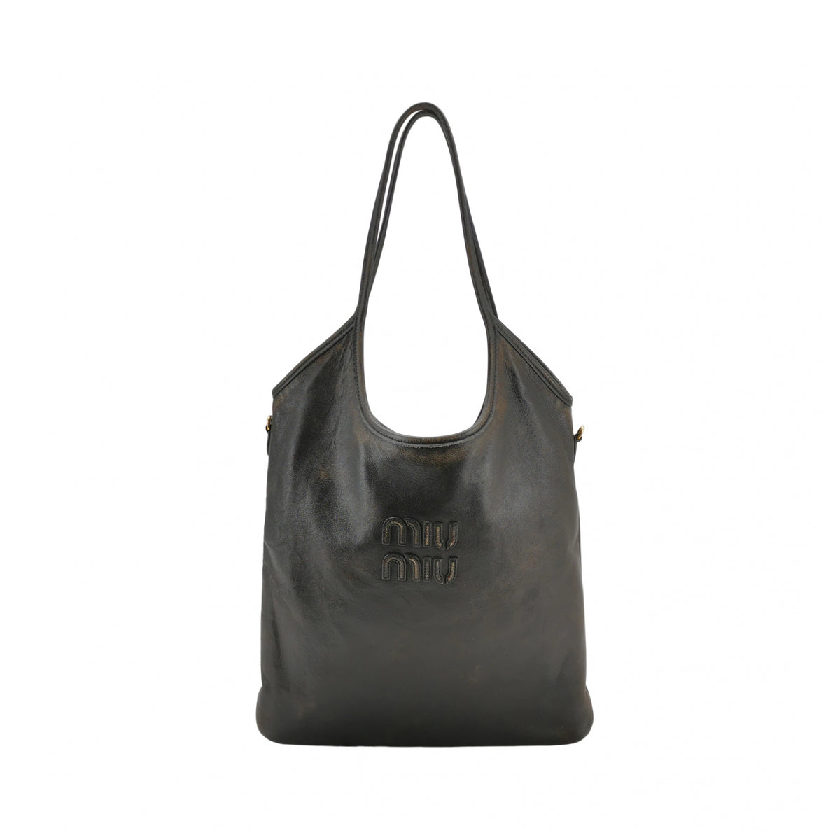 Miu Miu Ivy Tote Coffee Brown