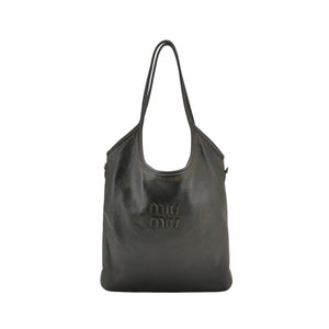 Miu Miu Ivy Tote Coffee Brown