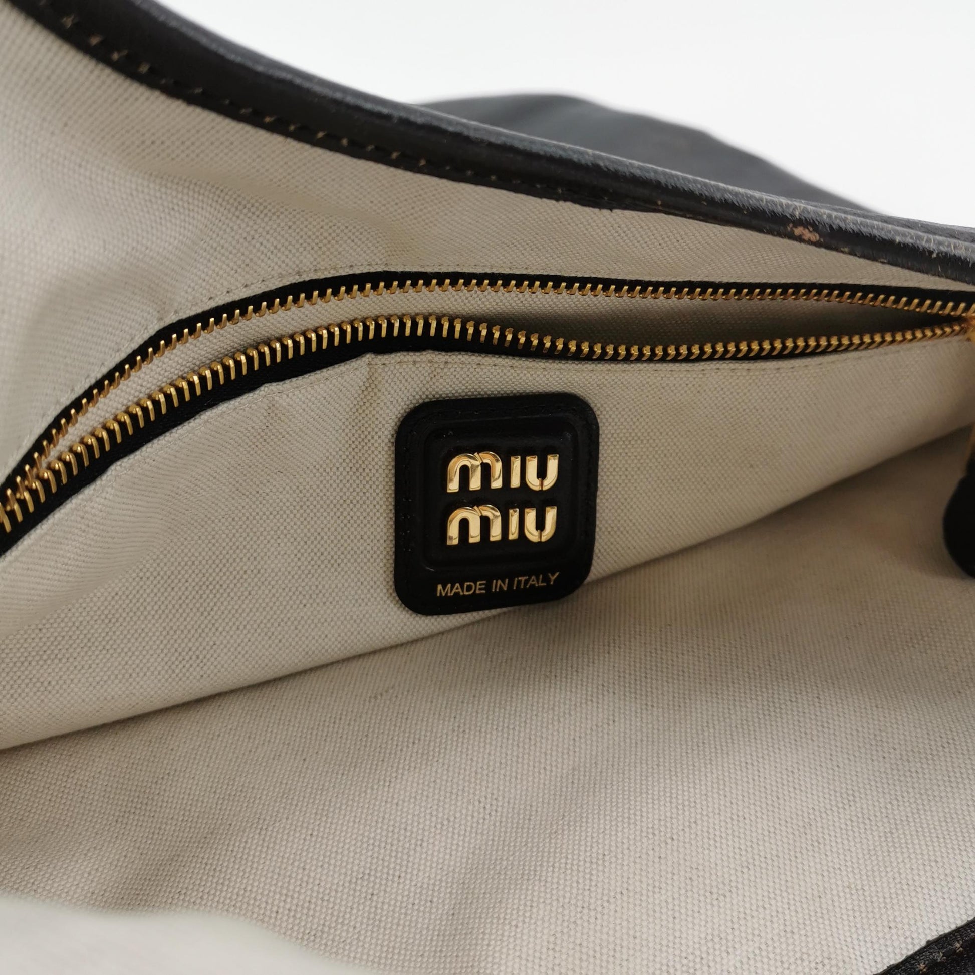 Miu Miu Ivy Tote Coffee Brown