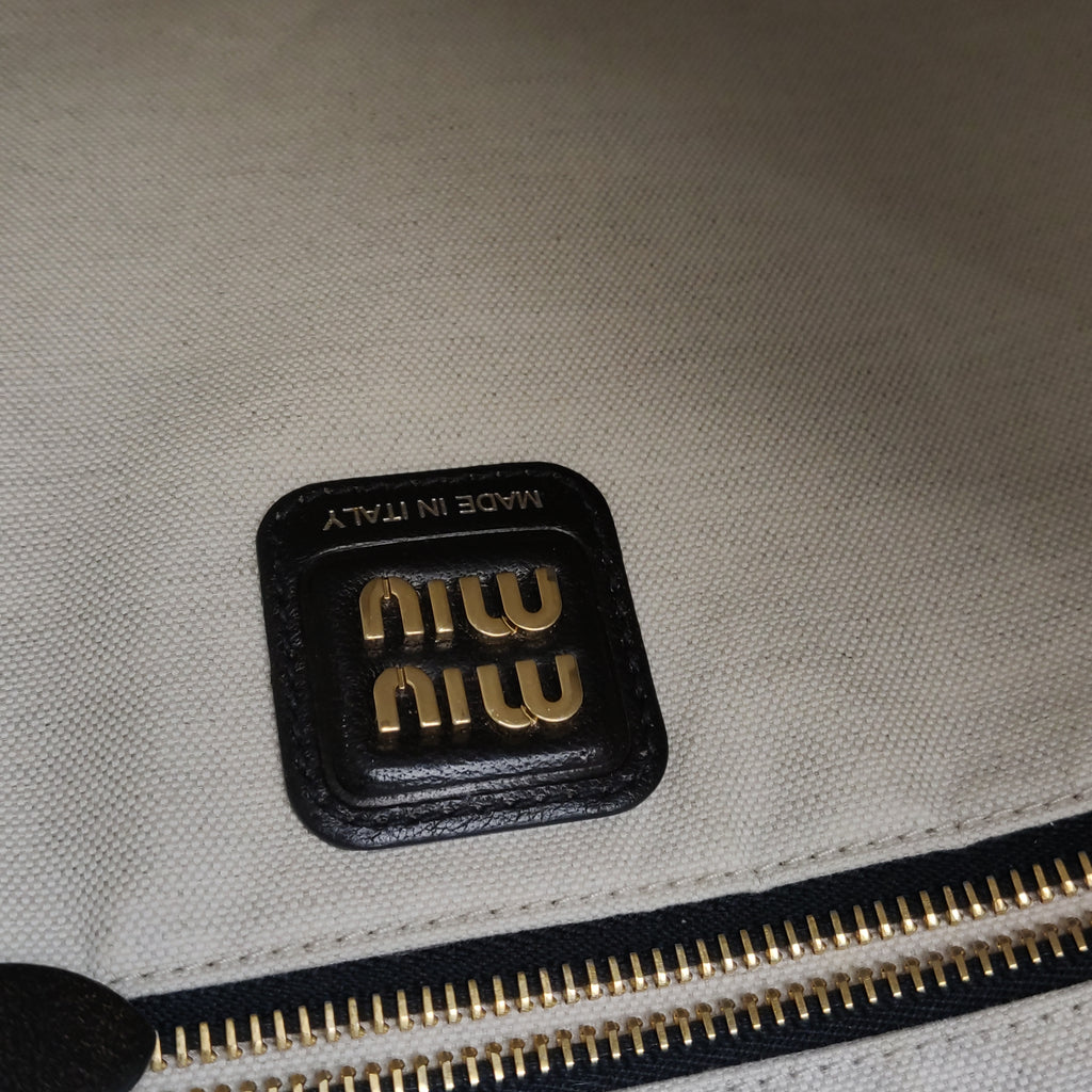 Miu Miu Ivy Tote Coffee Brown