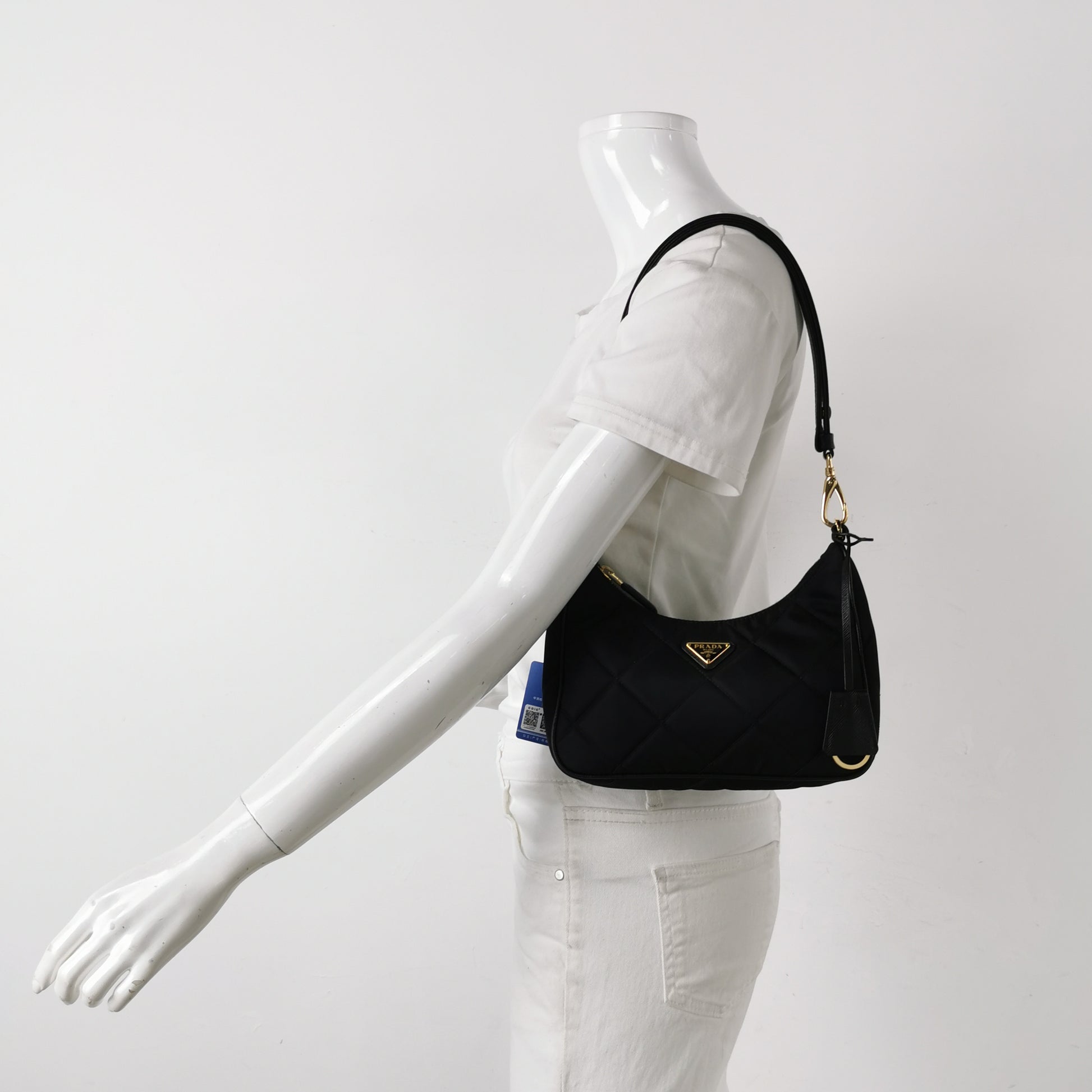 Prada Re-edition 1995 Quilted Nylon Chain Shoulder Bag