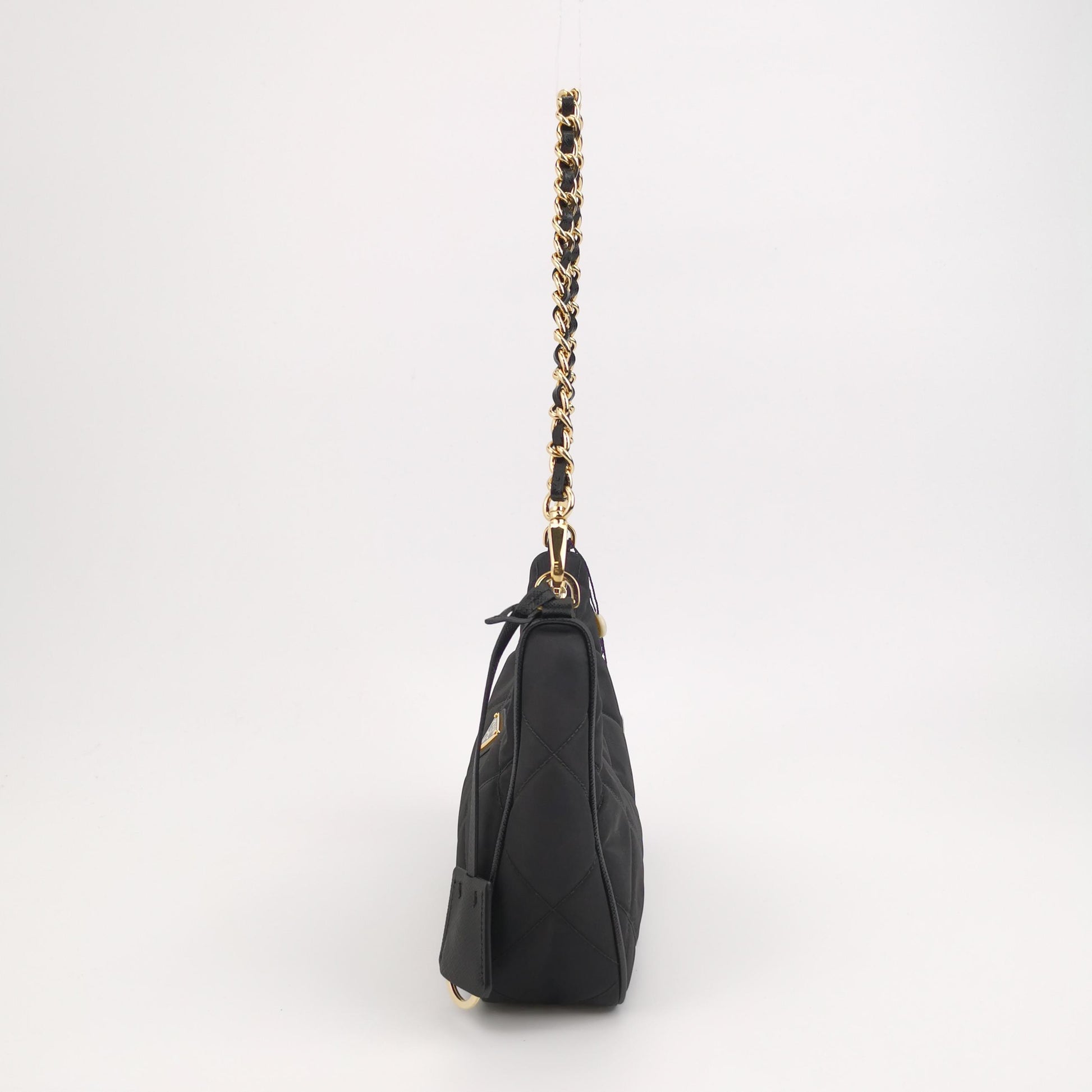 Prada Re-edition 1995 Quilted Nylon Chain Shoulder Bag