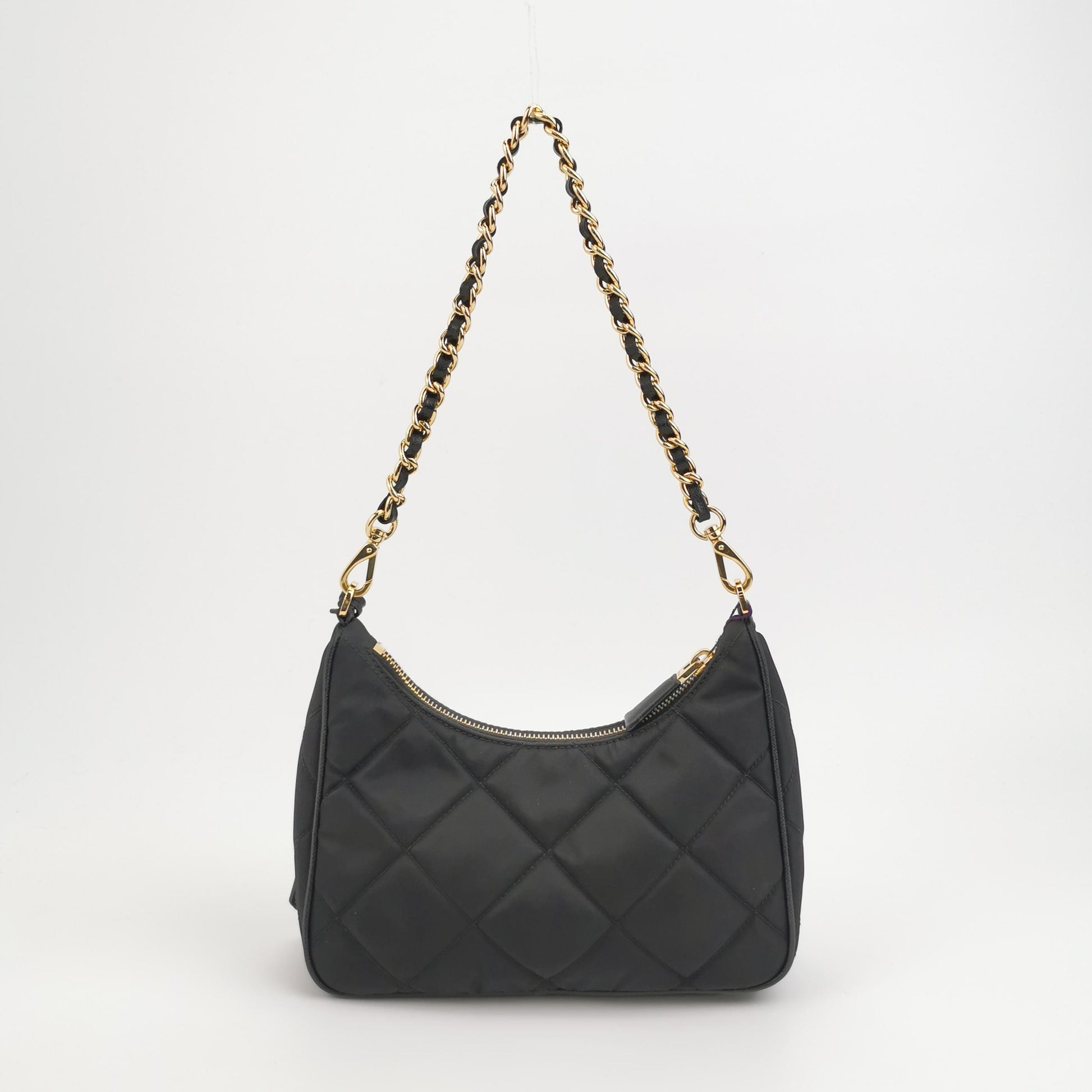 Prada Re-edition 1995 Quilted Nylon Chain Shoulder Bag
