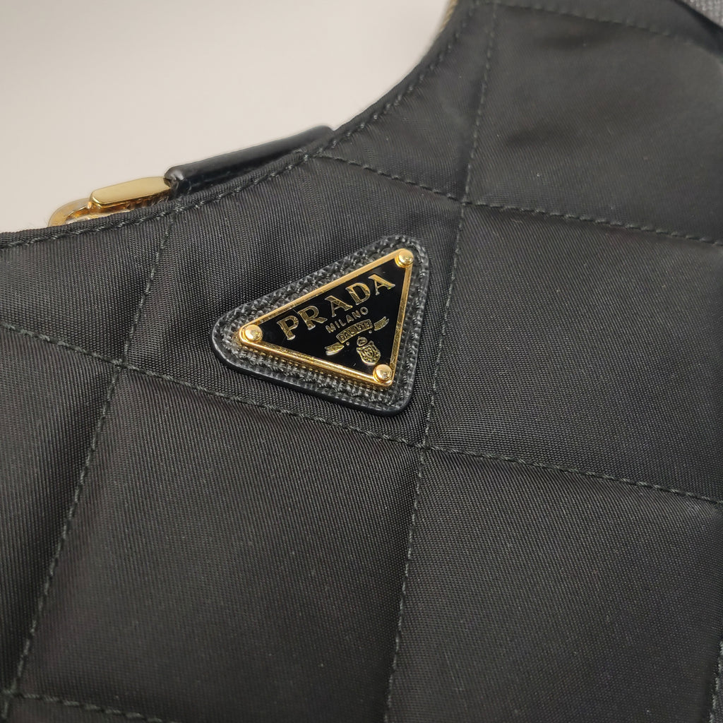 Prada Re-edition 1995 Quilted Nylon Chain Shoulder Bag