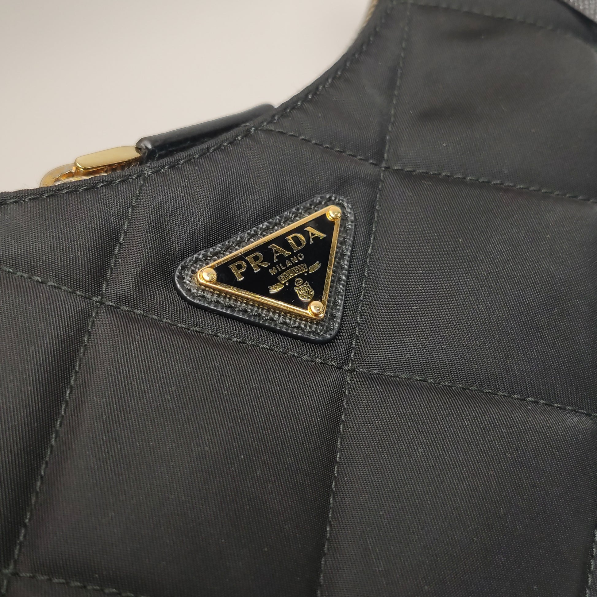 Prada Re-edition 1995 Quilted Nylon Chain Shoulder Bag