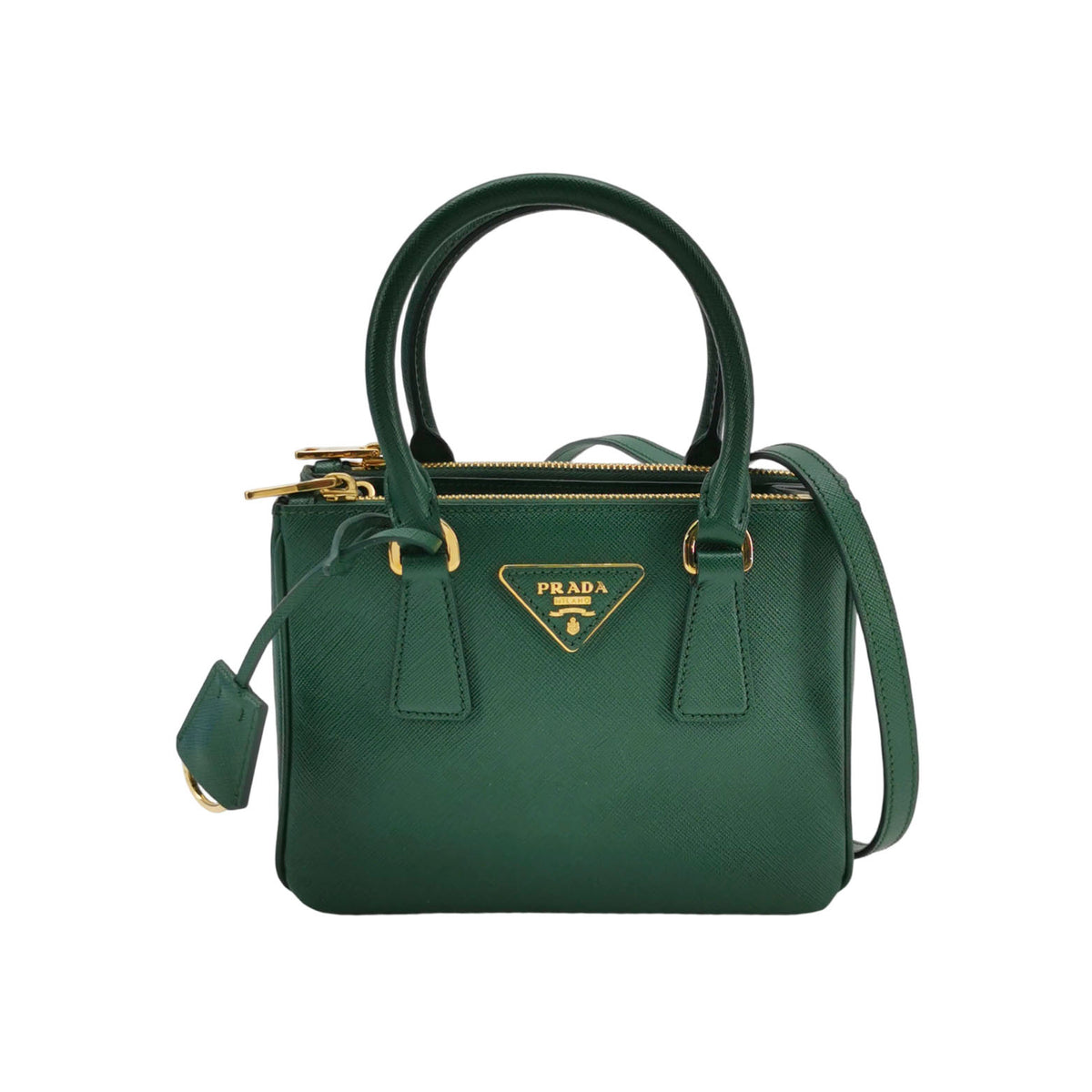 Prada Galleria Saffiano Lux Mini Green