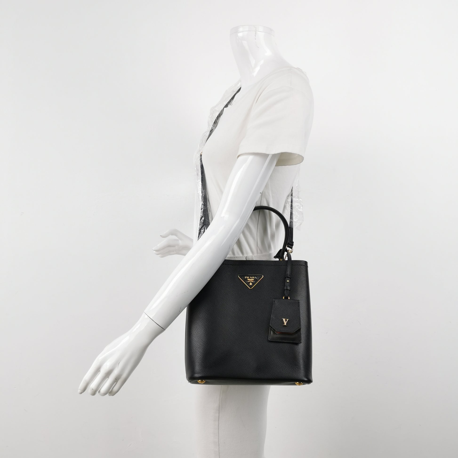 Prada Panier Medium Bucket Saffiano