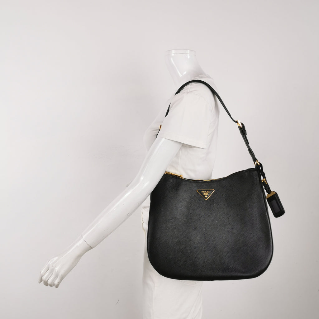 Prada Saffiano Lux Shoulder Bag