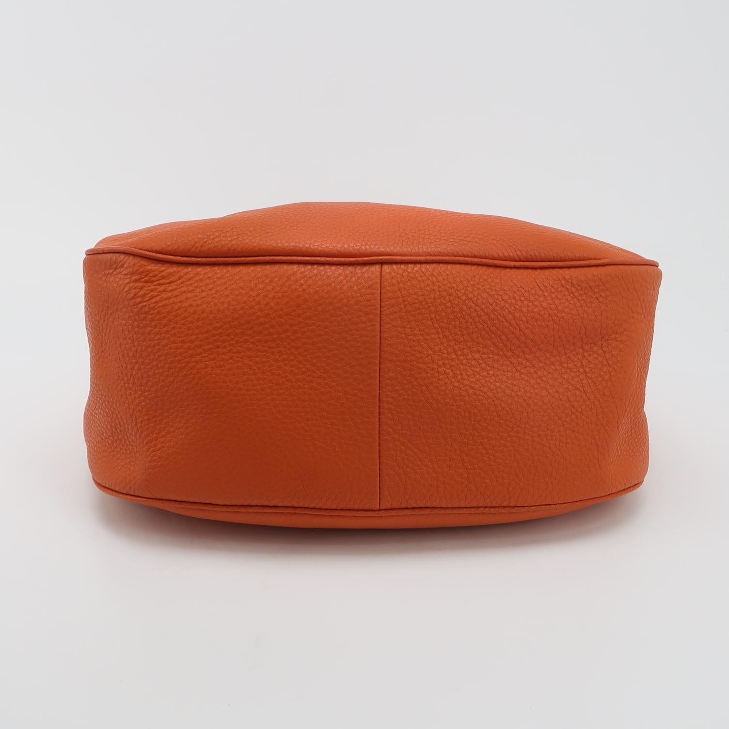 Prada Vitello Daino Hobo Bag Orange