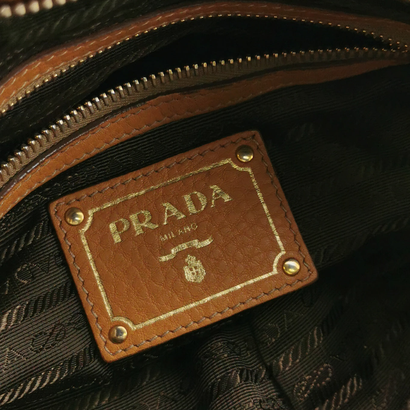 Prada Ruched Hobo Shoulder Bag