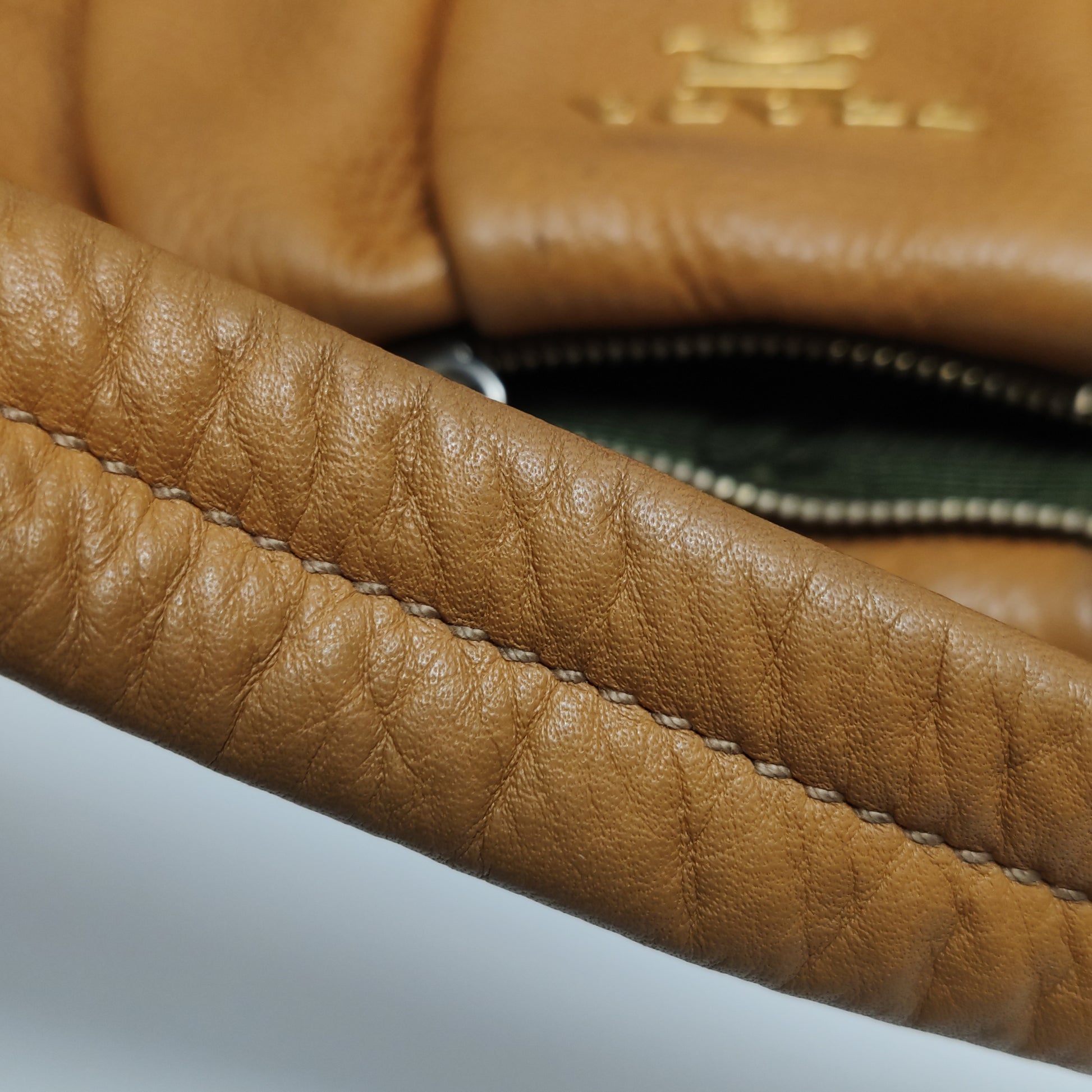 Prada Ruched Hobo Shoulder Bag