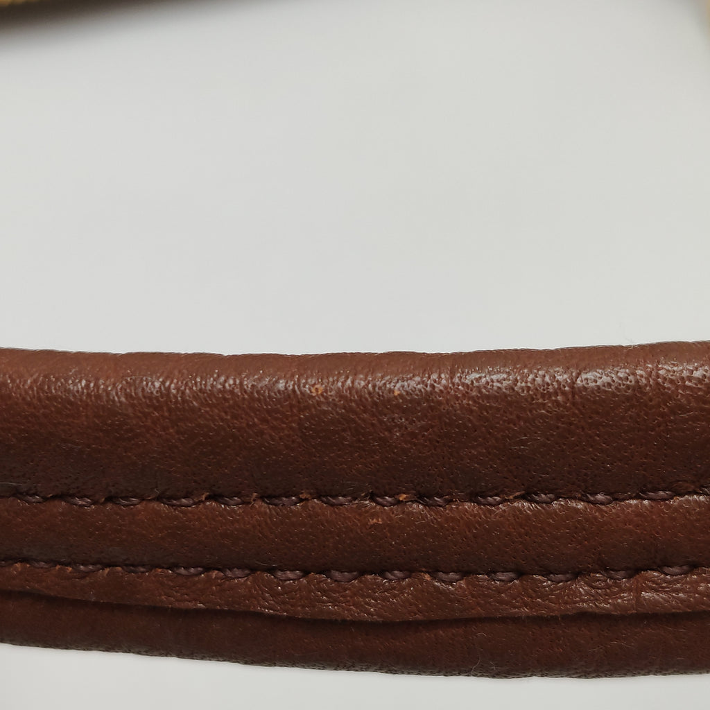 Prada Vitello Daino Shoulder Bag Brown