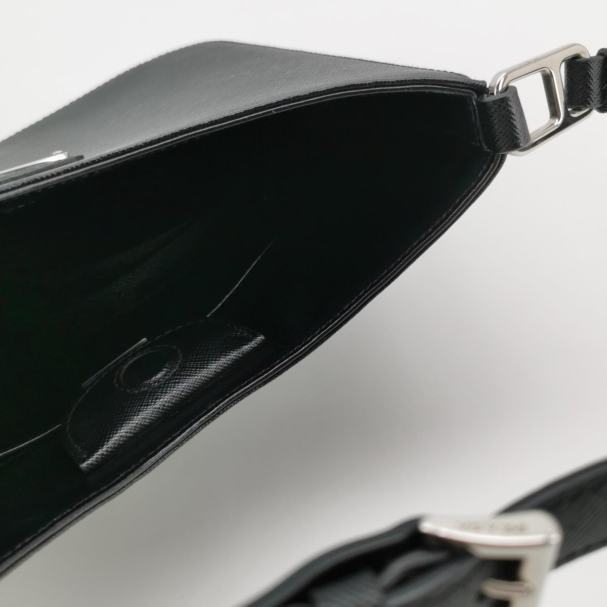 Prada Cleo Saffiano Lux Black