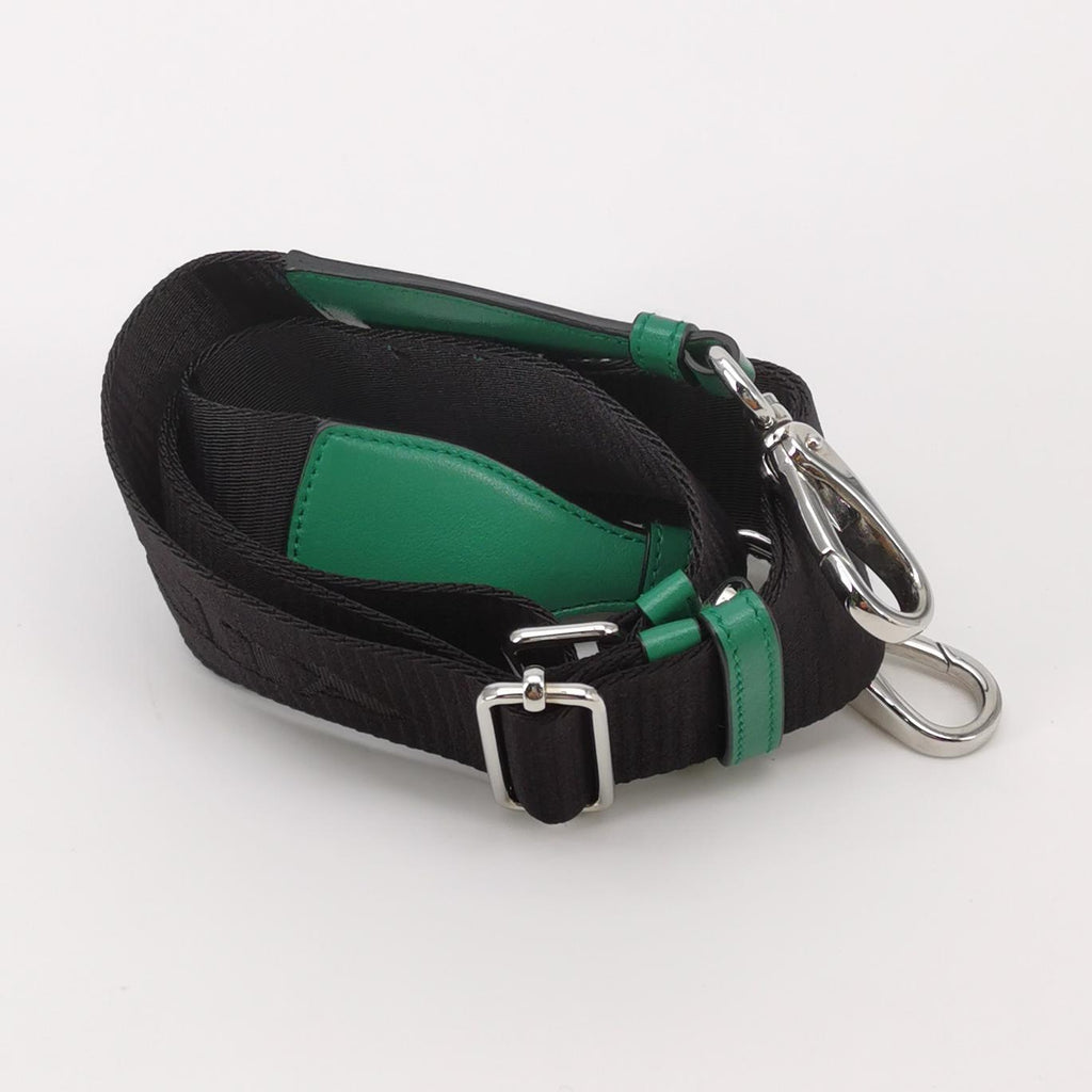 Prada Triangle Logo Grace Lux Crossbody Green