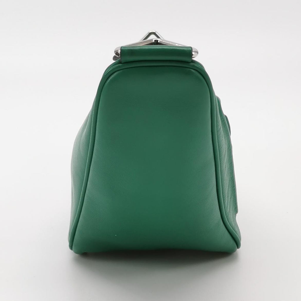 Prada Triangle Logo Grace Lux Crossbody Green