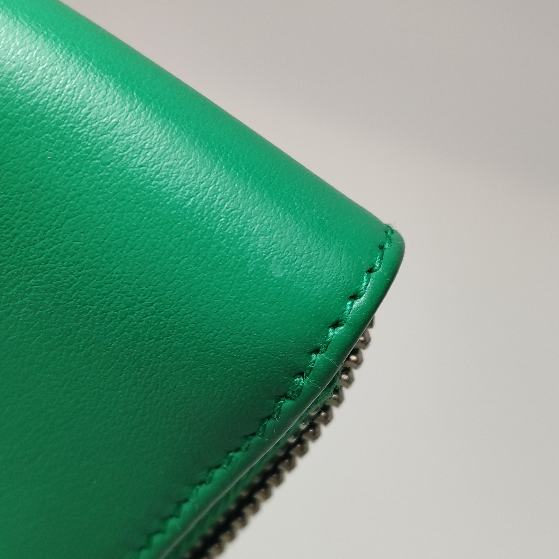 Prada Triangle Logo Grace Lux Crossbody Green