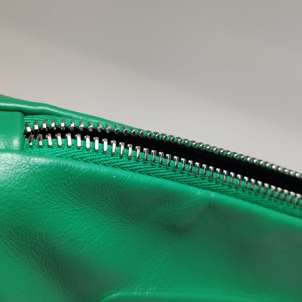 Prada Triangle Logo Grace Lux Crossbody Green