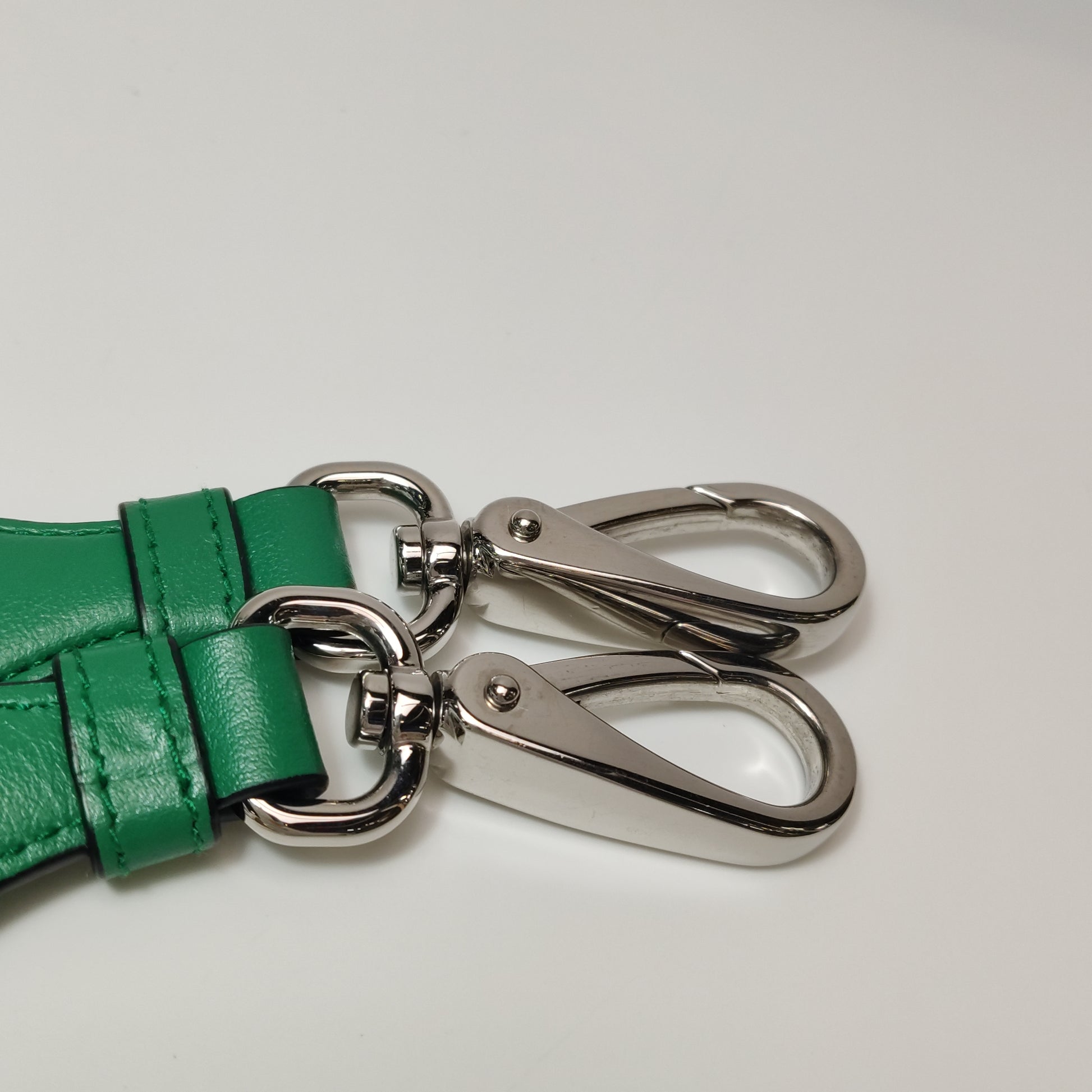 Prada Triangle Logo Grace Lux Crossbody Green