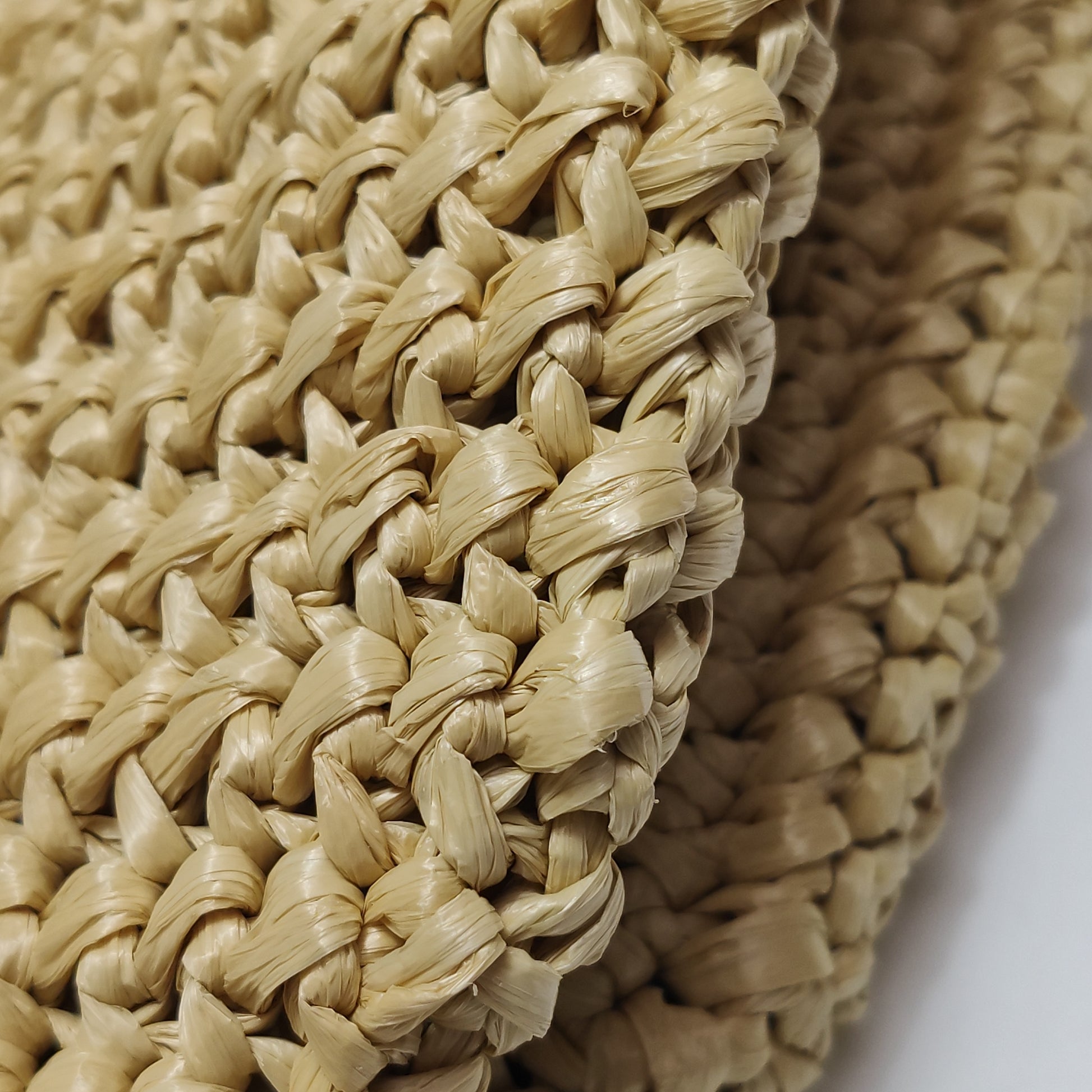 Prada Logo Raffia Tote Bag