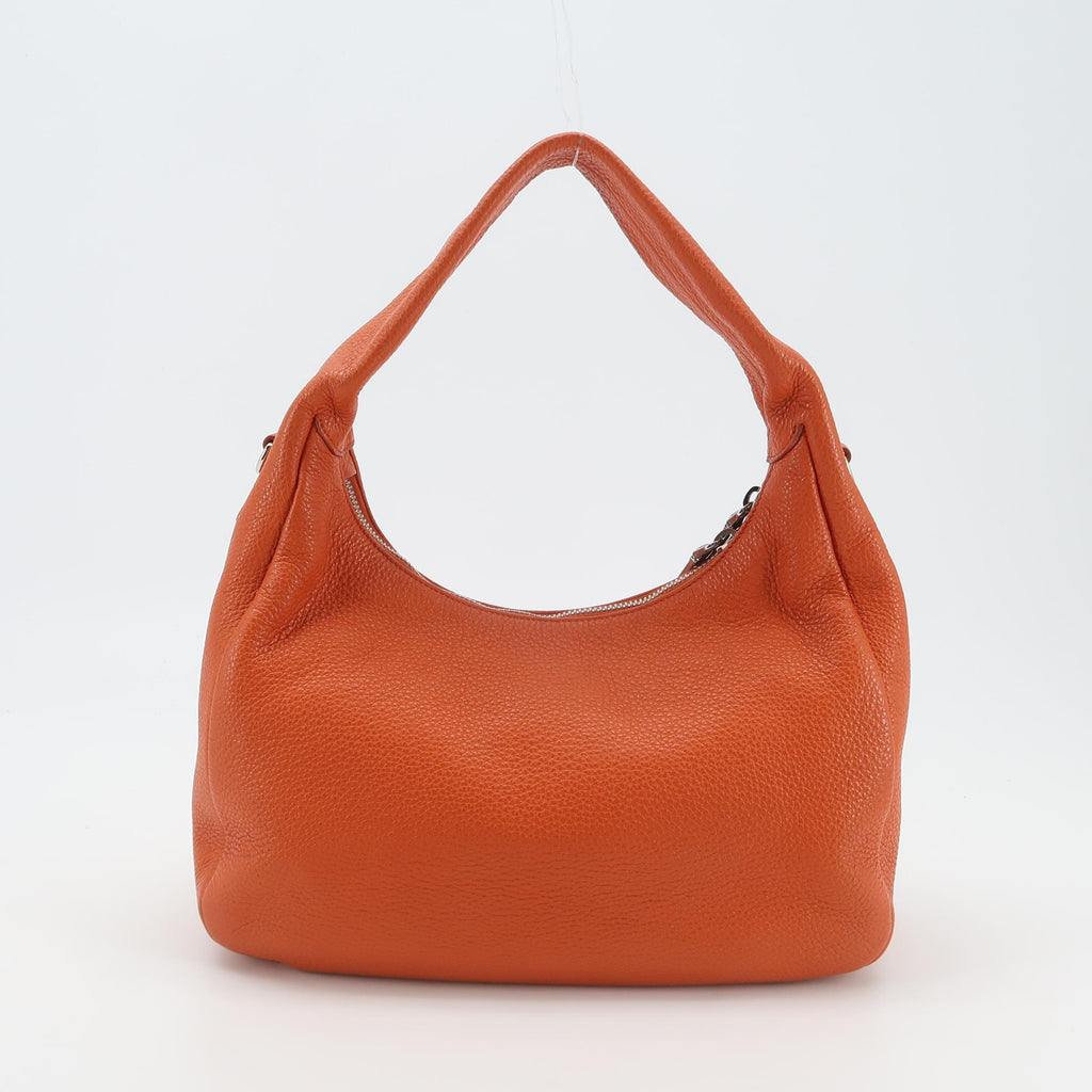 Prada Vitello Daino Hobo Papaya