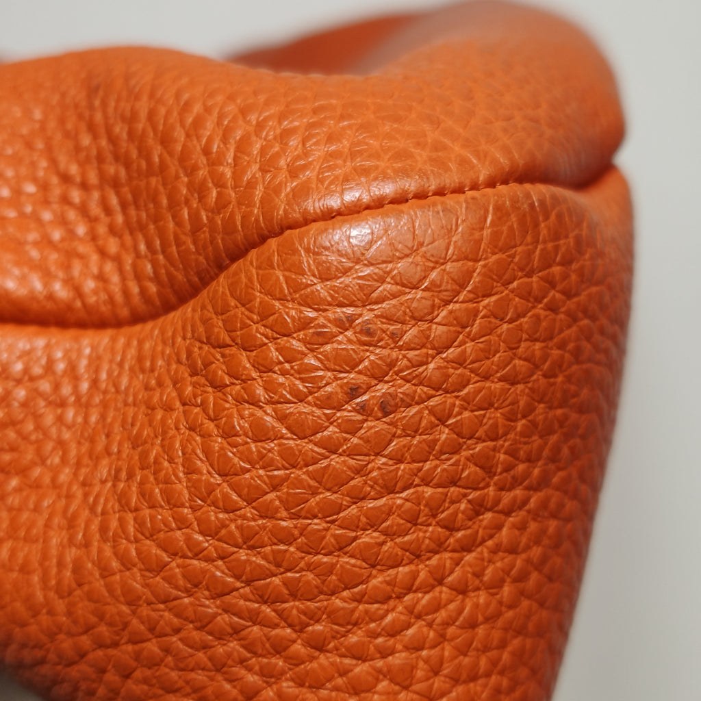 Prada Vitello Daino Hobo Papaya
