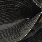 Prada Saffiano Lux Bowler Bag Brown