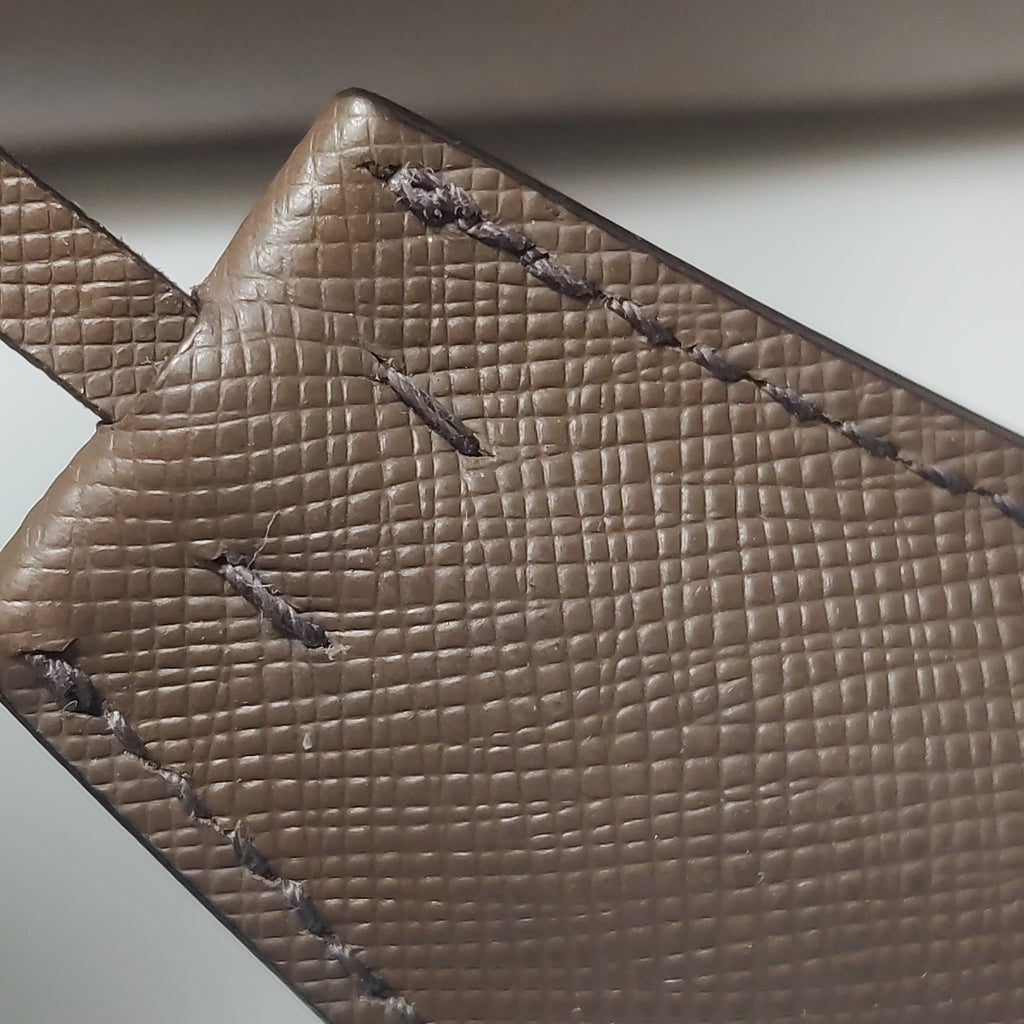 Prada Saffiano Lux Bowler Bag Brown