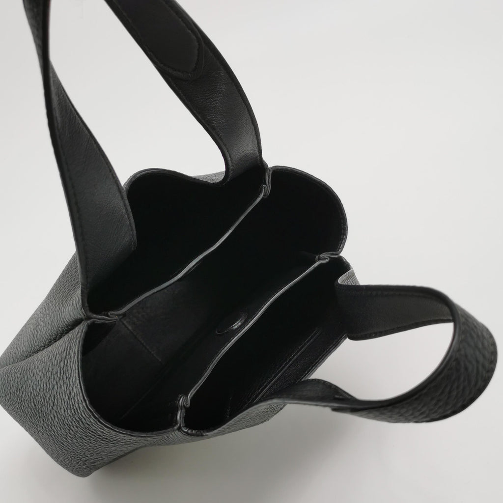 Prada Dynamique Vitello Daino Soft Mini Tote Black