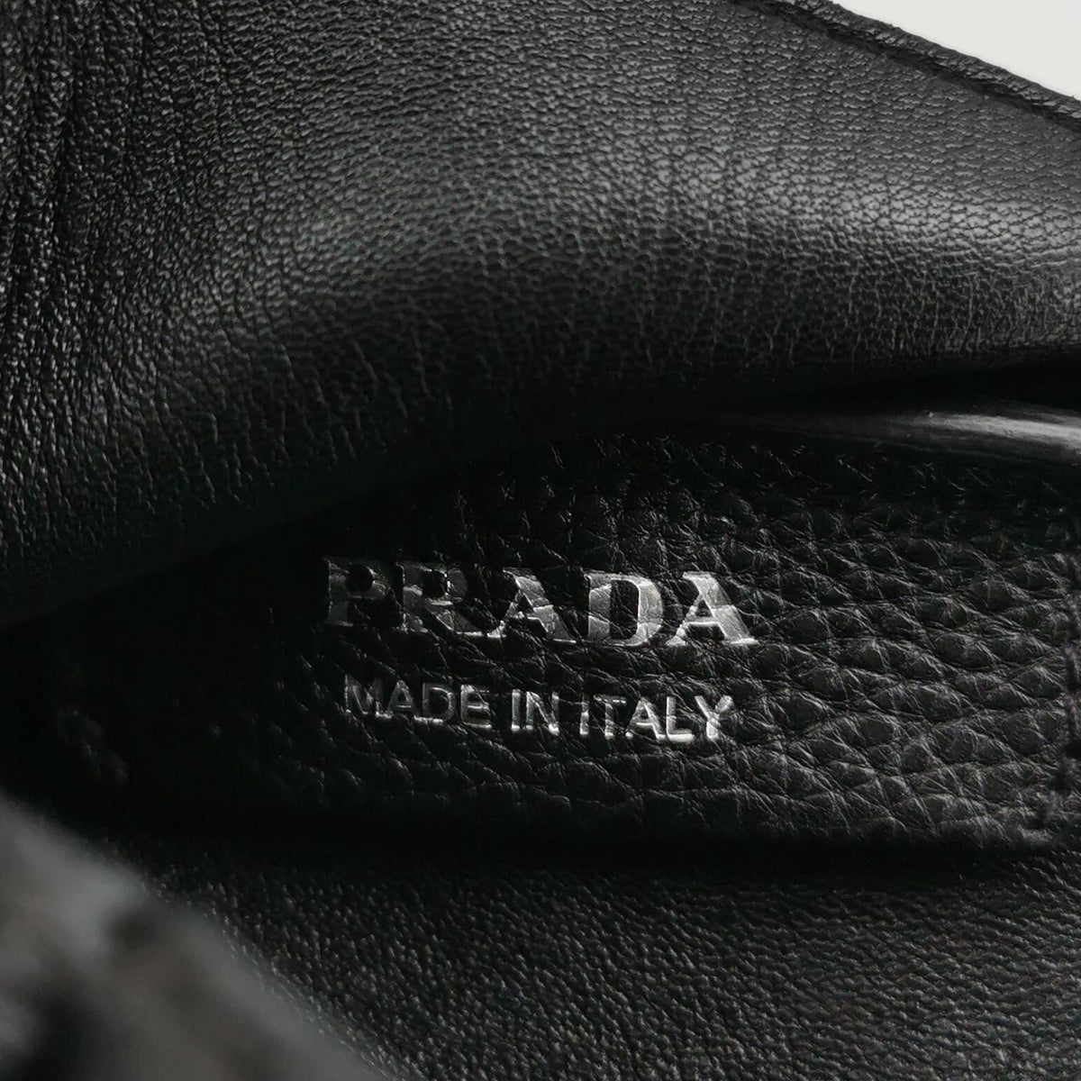 Prada Dynamique Vitello Daino Soft Mini Tote Black