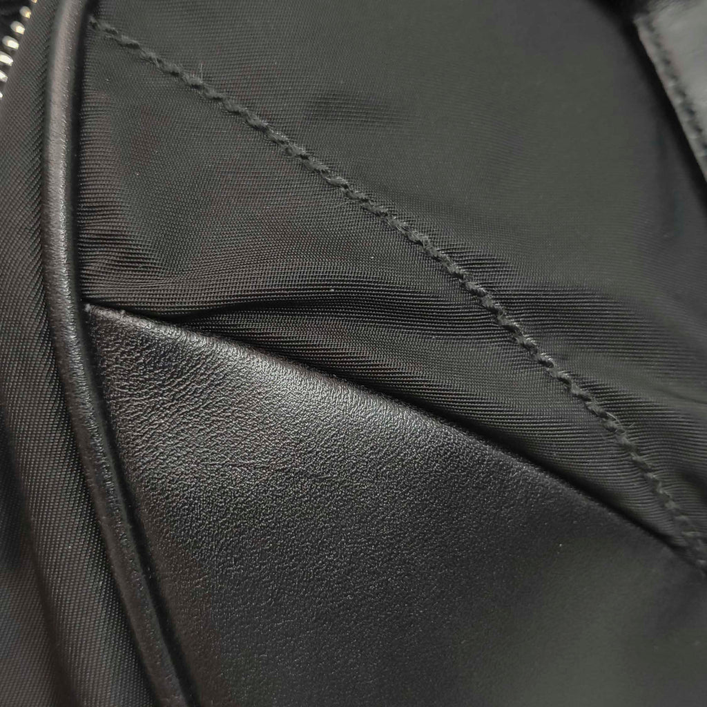 Prada Nylon Bowling Bag Black