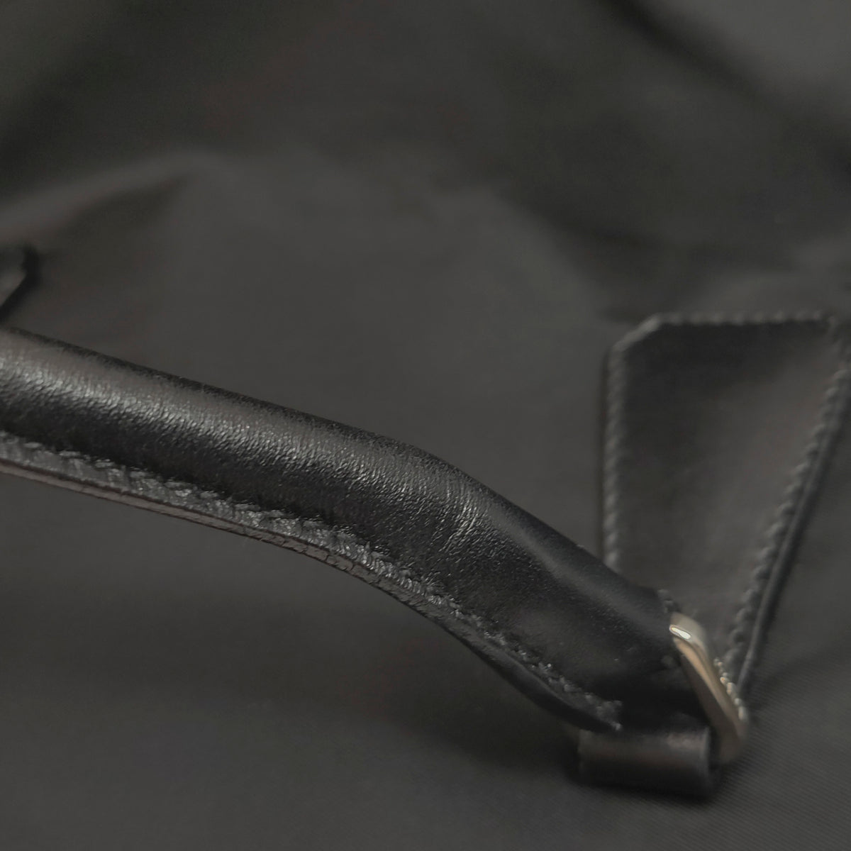 Prada Nylon Bowling Bag Black