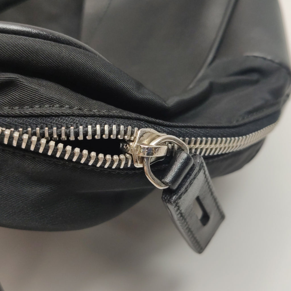Prada Nylon Bowling Bag Black