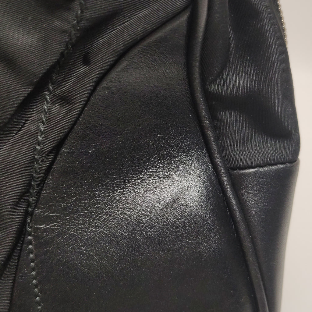 Prada Nylon Bowling Bag Black